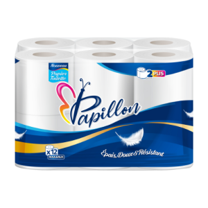 PAPILLON papier hygiénique pack de 12
