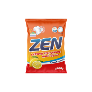 Zen lessive en poudre manuel Citron 100g